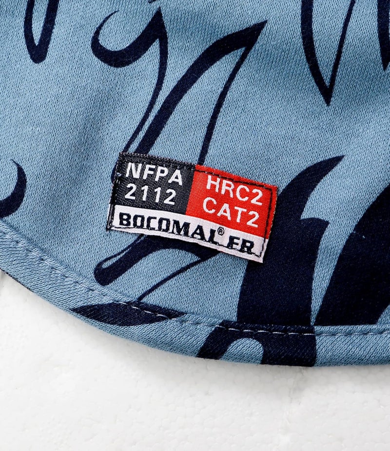 BOCOMAL FR Balaclava Face Mask 7oz Flame Resistant Covering Welding Hood Arc Rated NFPA2112 CAT2 One Size - Image 5